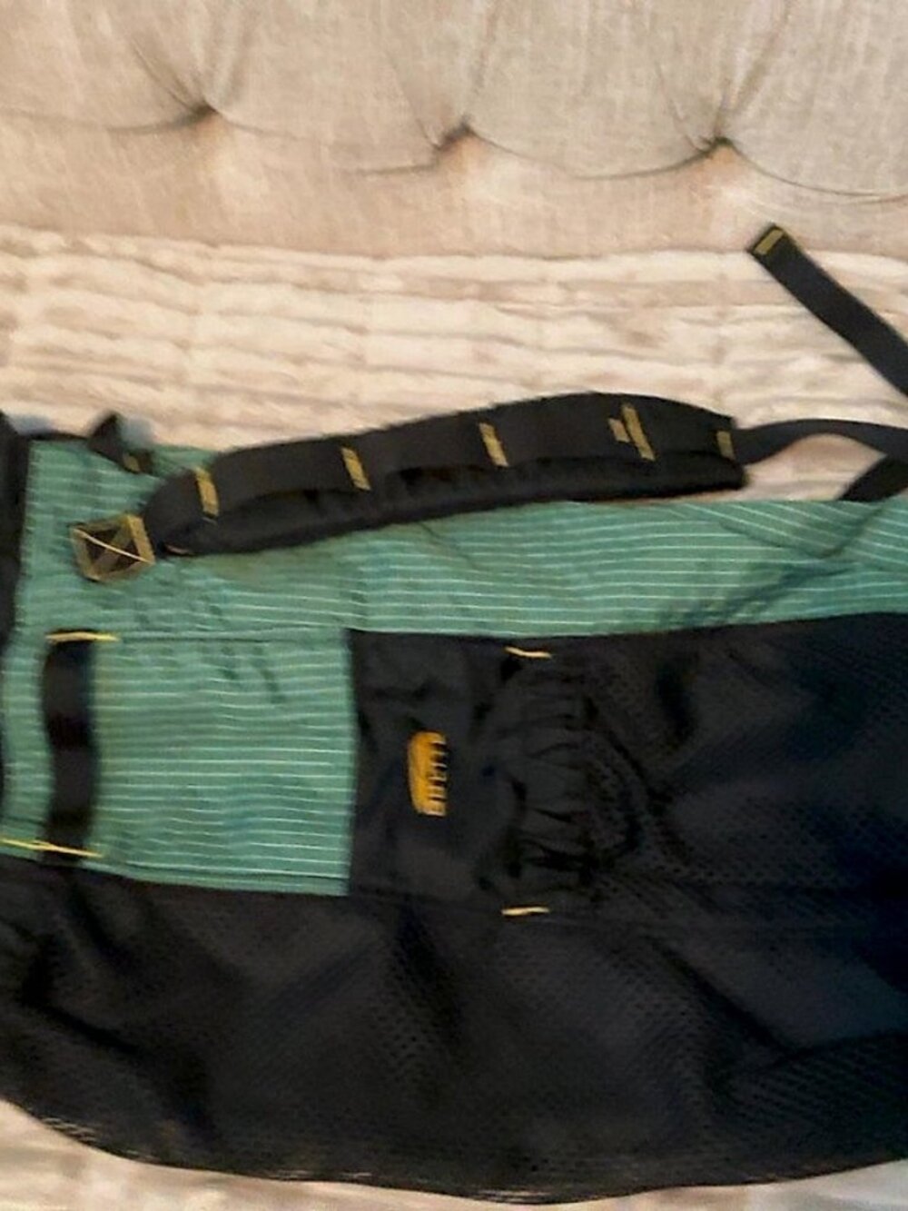 GoLite Ultralight Frameless Backpack, Green and Black, ~50L